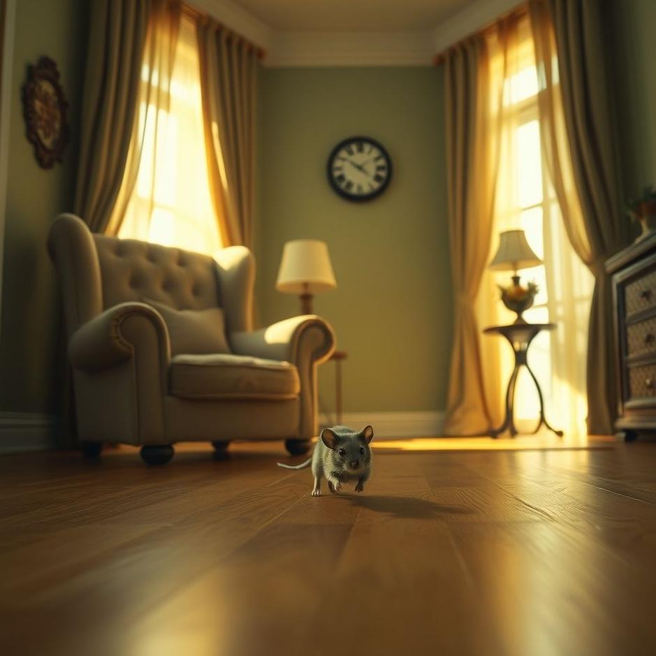 Dream : Seeing a mouse chasing in your house in a dream