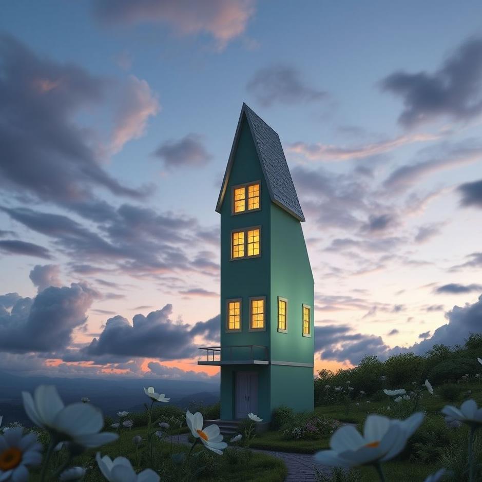 Dream : Seeing a narrow house in a dream