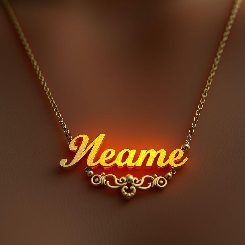 Dream : Seeing a necklace with a name in your dream