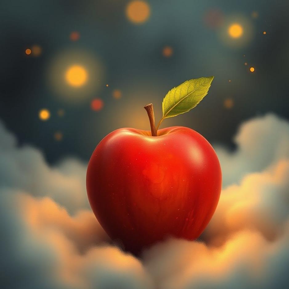 Dream : Seeing a red apple as a gift in a dream