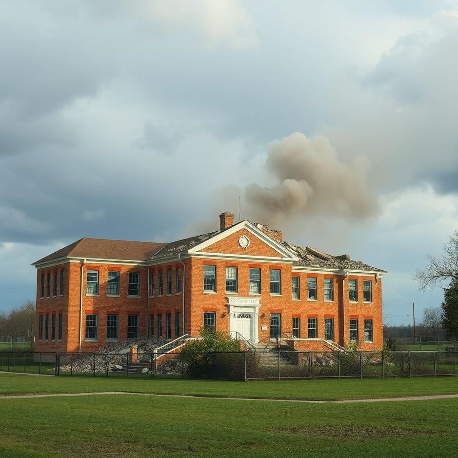 Dream : Seeing a school being demolished in a dream