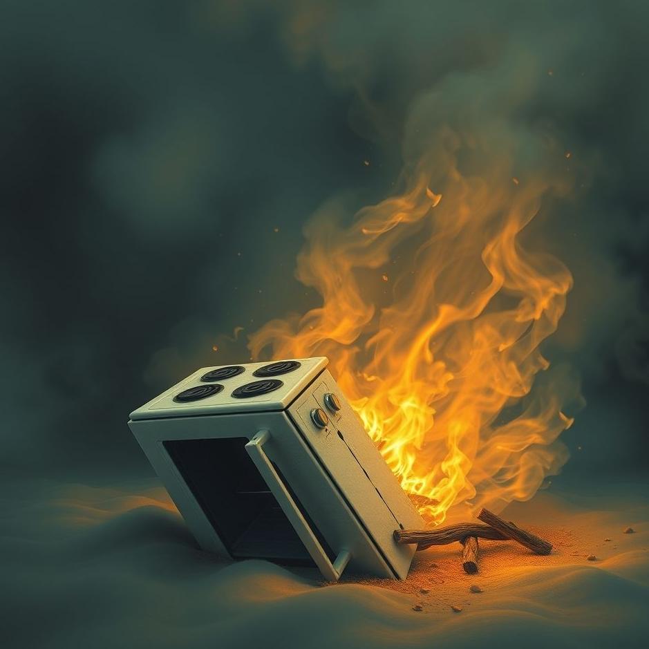 Dream : Seeing a stove overturned in a dream