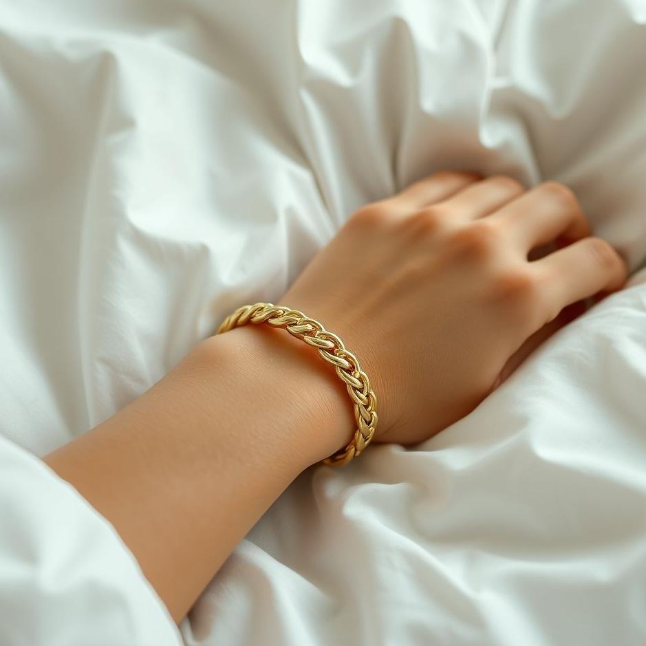 Dream : Seeing a thick gold bracelet on your arm in a dream