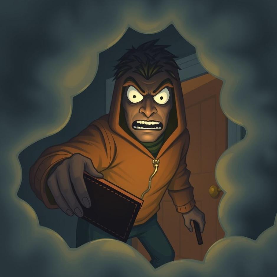 Dream : Seeing a thief enter the house and steal a wallet in a dream