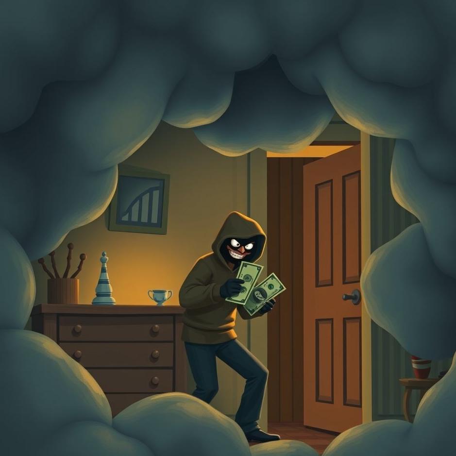 Dream : Seeing a thief enter the house and steal money in a dream