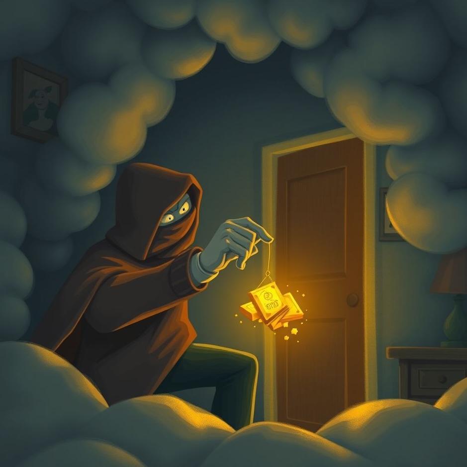 Dream : Seeing a thief stealing gold from your home in a dream