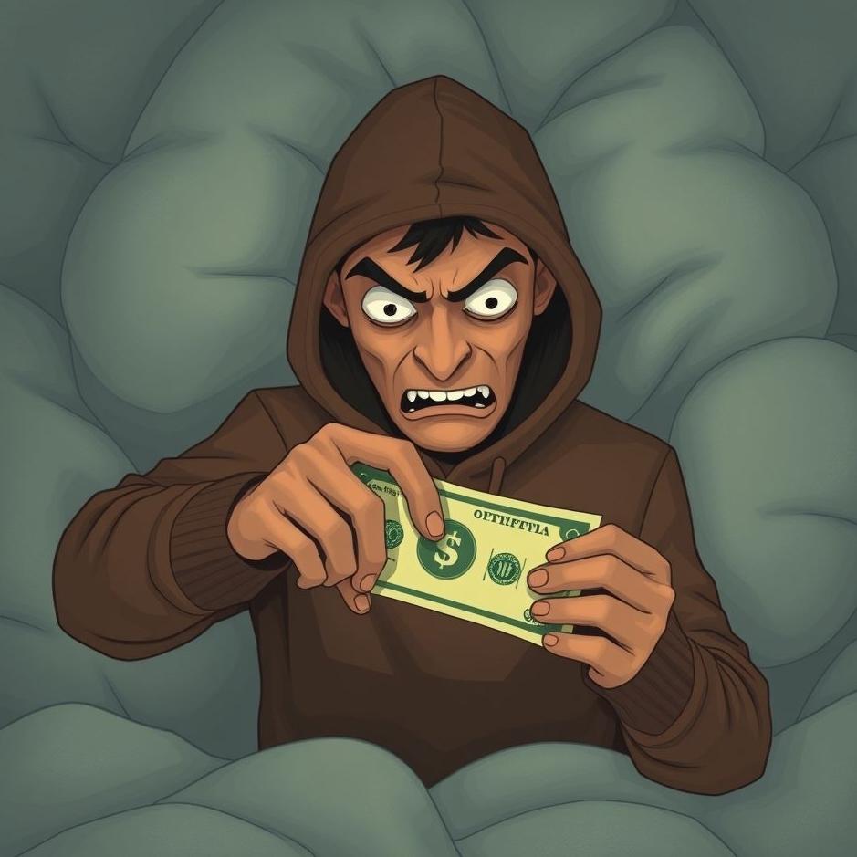 Dream : Seeing a thief stealing money in a dream