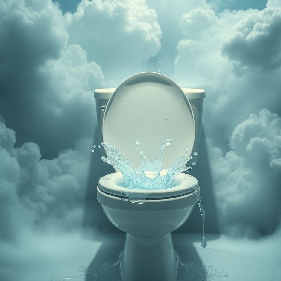 Dream : Seeing a toilet overflowing in a dream