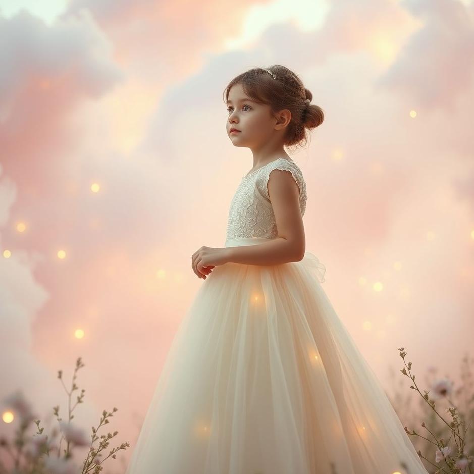 Dream : Seeing a young girl wearing a wedding dress in a dream