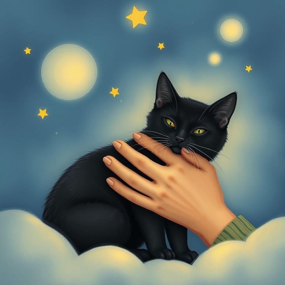 Dream : Seeing adopting a black cat in a dream