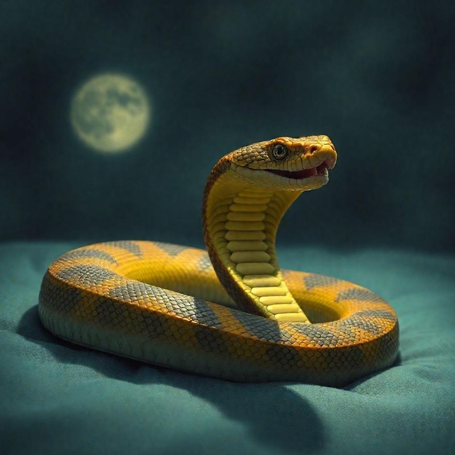 Dream : Seeing being afraid of a cobra snake in a dream