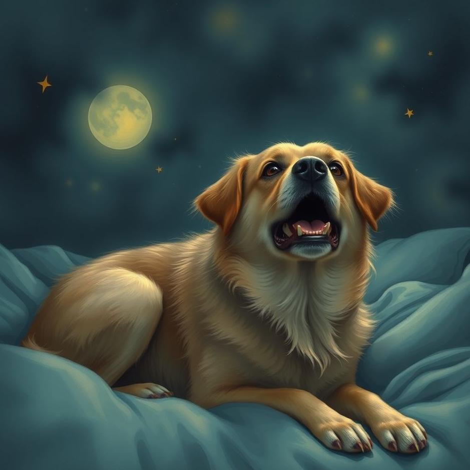 Dream : Seeing being afraid of a dog in a dream