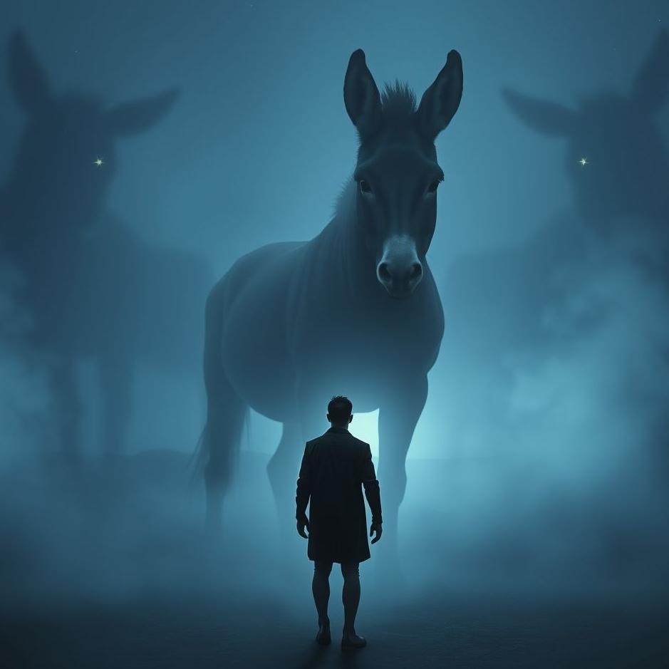 Dream : Seeing being afraid of a donkey in a dream
