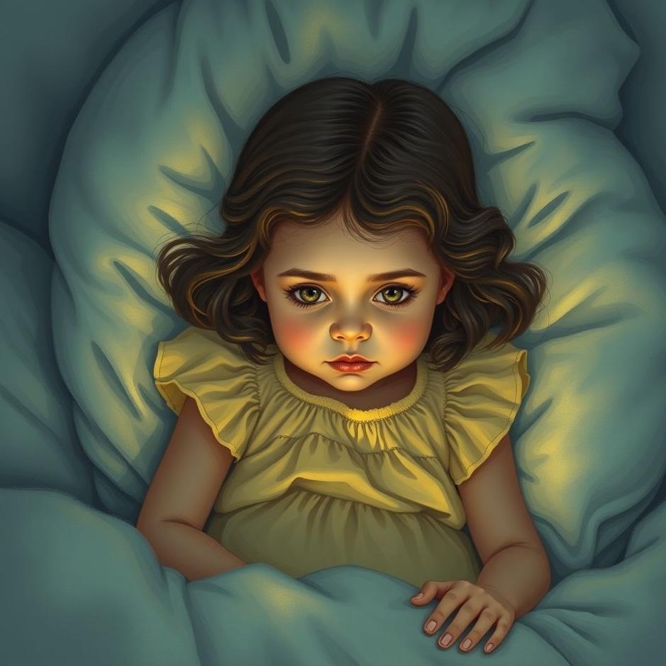 Dream : Seeing being afraid of a little girl in a dream