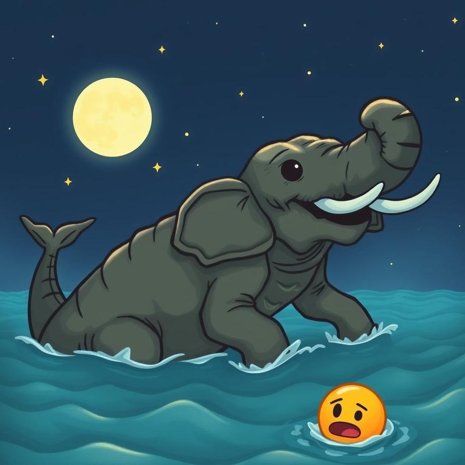 Dream : Seeing being afraid of an elephant in a dream