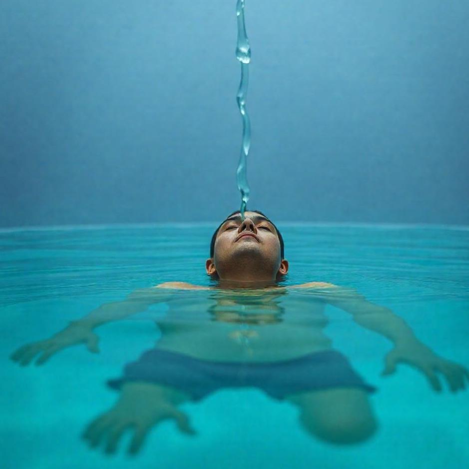 Dream : Seeing being afraid of falling into a pool in a dream