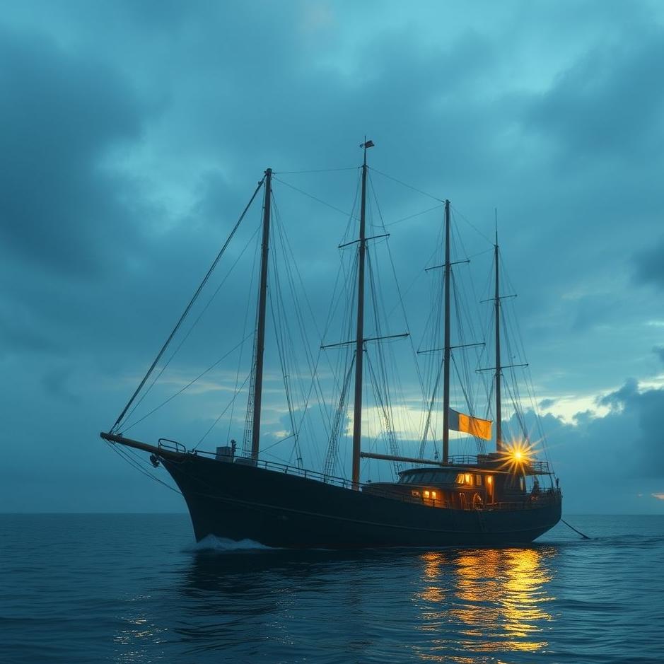 Dream : Seeing being alone on a ship in a dream