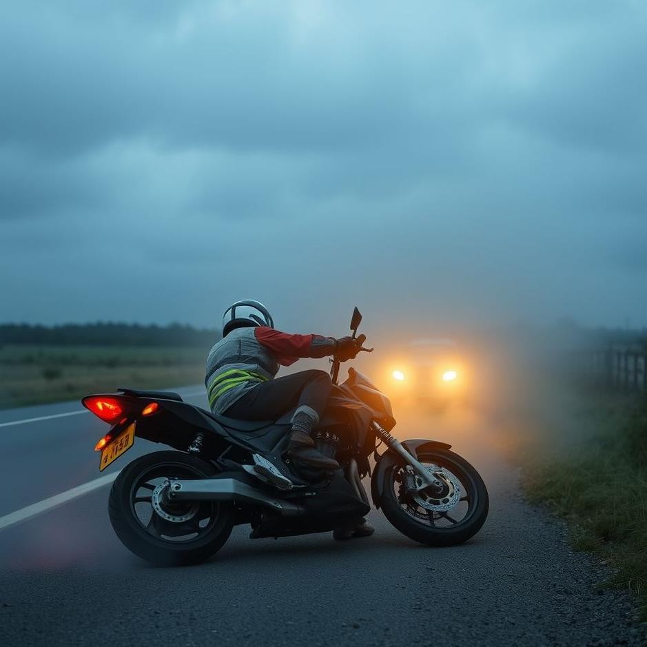 Dream : Seeing being injured in a motorcycle accident in a dream