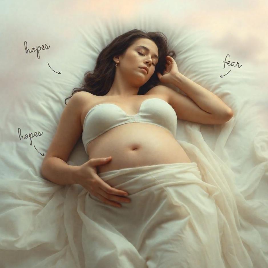 Dream : Seeing being pregnant and losing in a dream