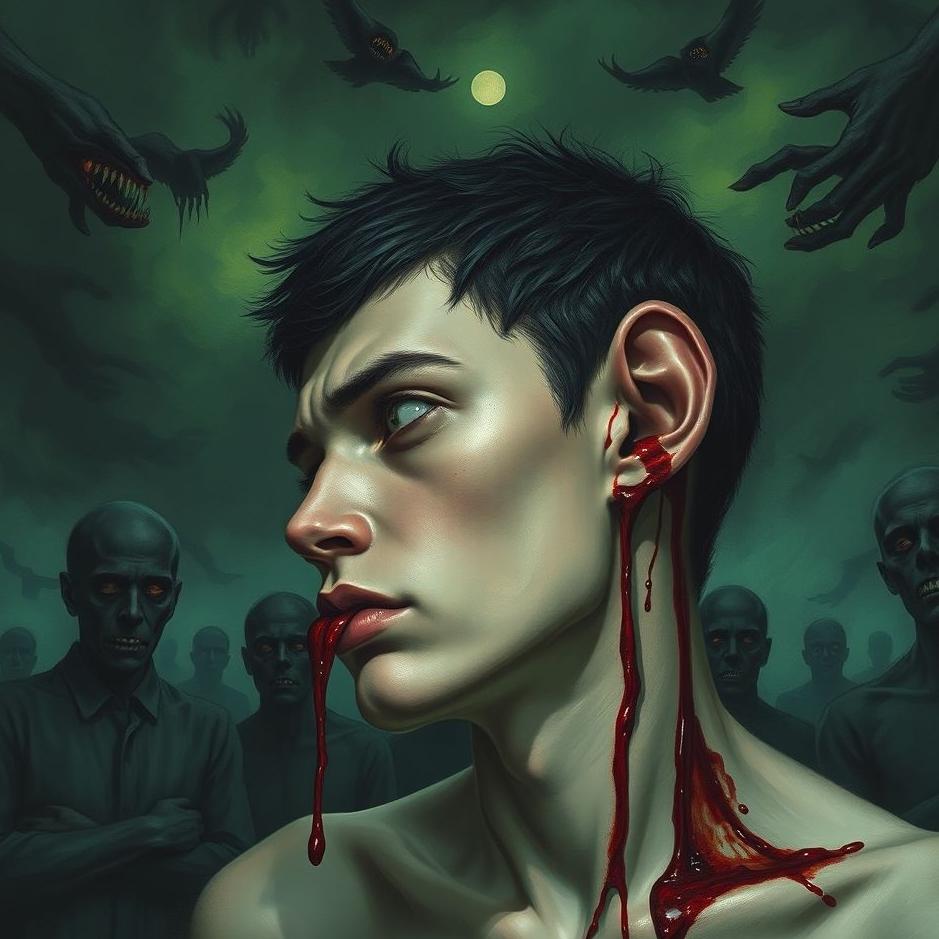 Dream : Seeing blood coming from the ear in a dream