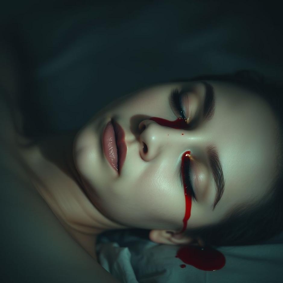 Dream : Seeing blood coming out of your left eye in a dream