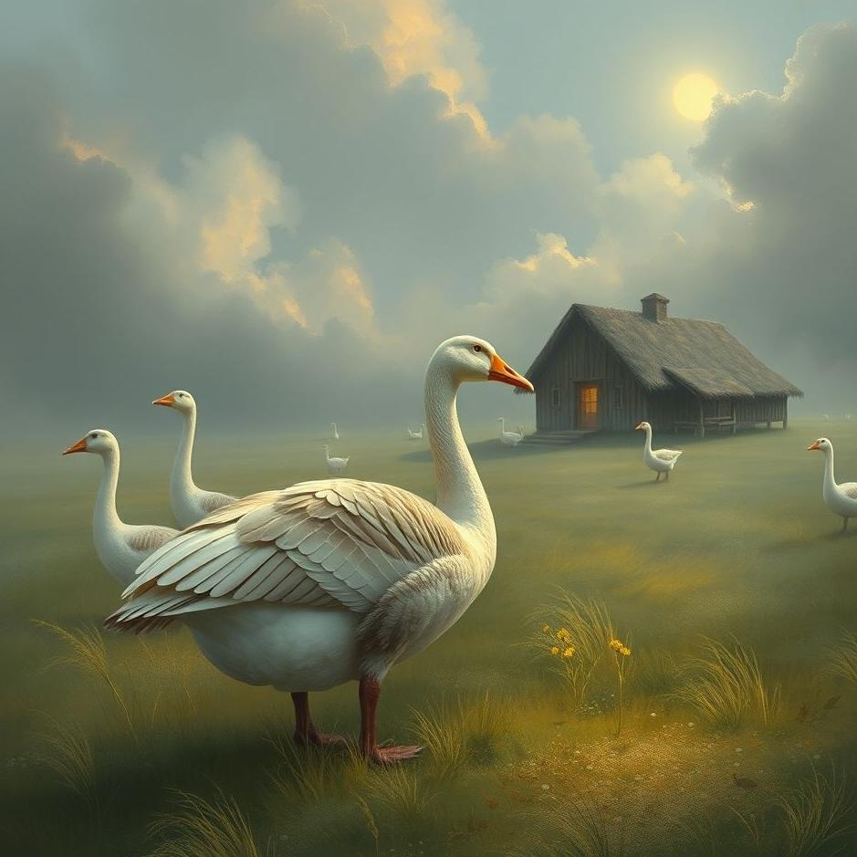 Dream : Seeing bringing a goose home in a dream