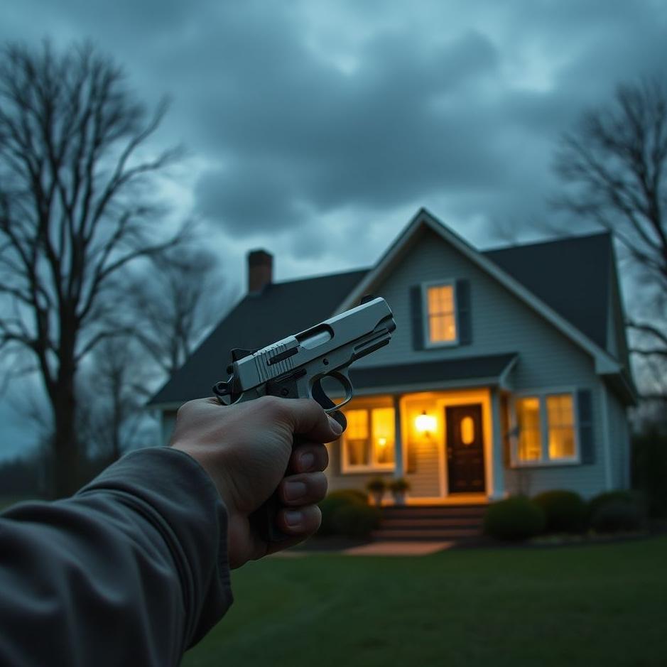 Dream : Seeing bringing a gun home in a dream