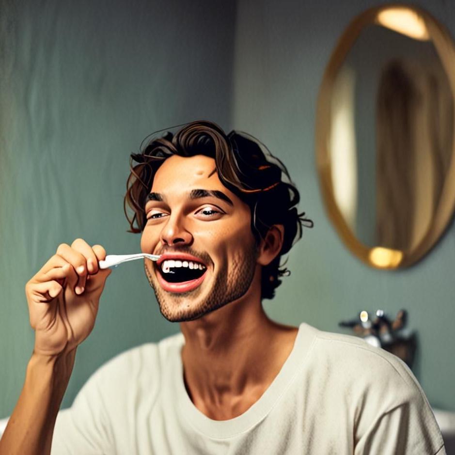 Dream : Seeing brushing teeth without toothpaste in a dream