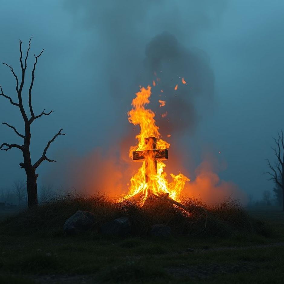 Dream : Seeing burning a grave in a dream