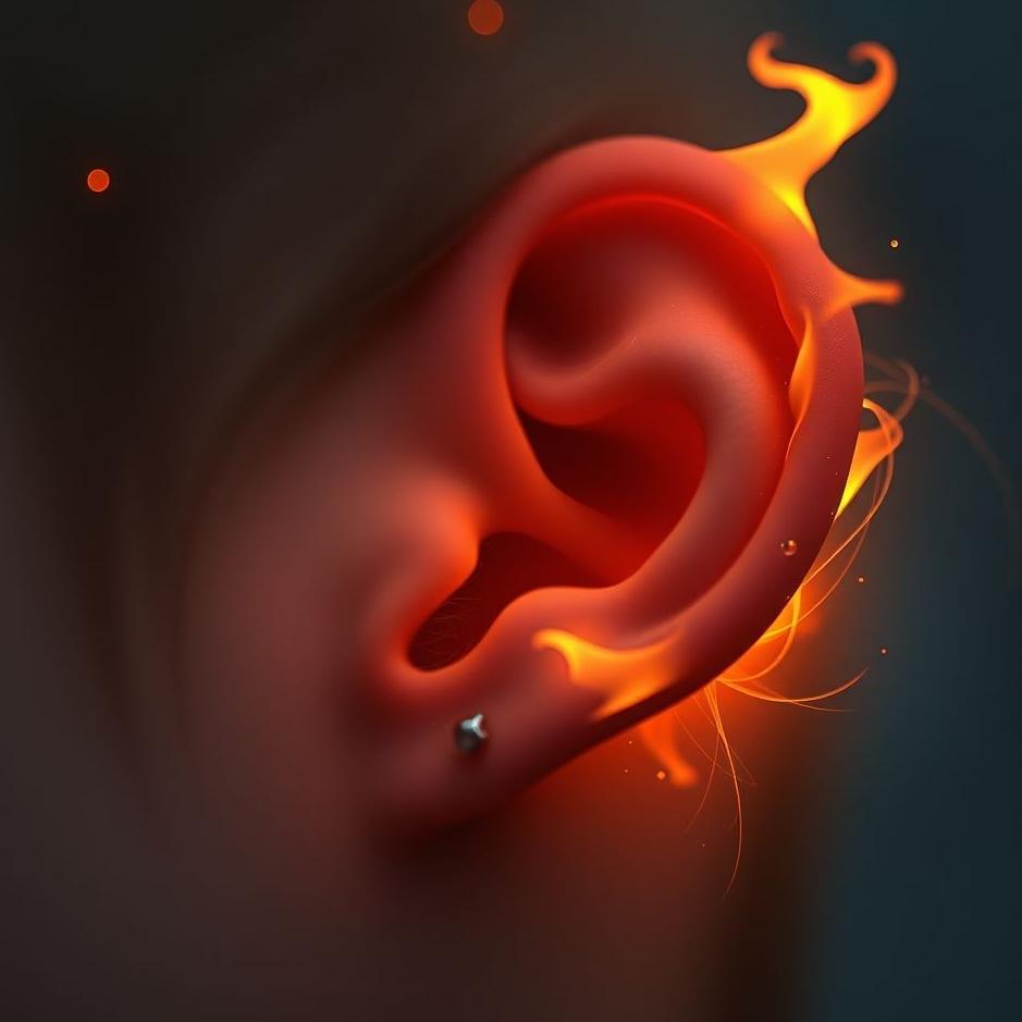 Dream : Seeing burning ear hairs in a dream