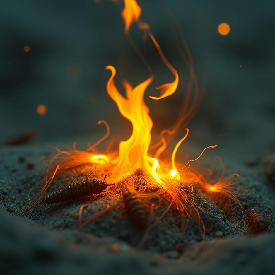 Dream : Seeing burning maggots in a dream