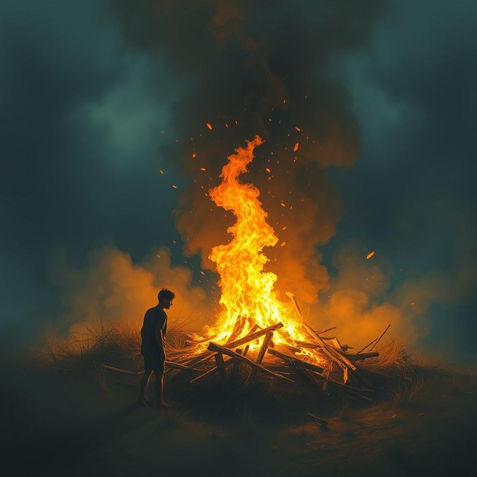 Dream : Seeing burning your brother in a dream