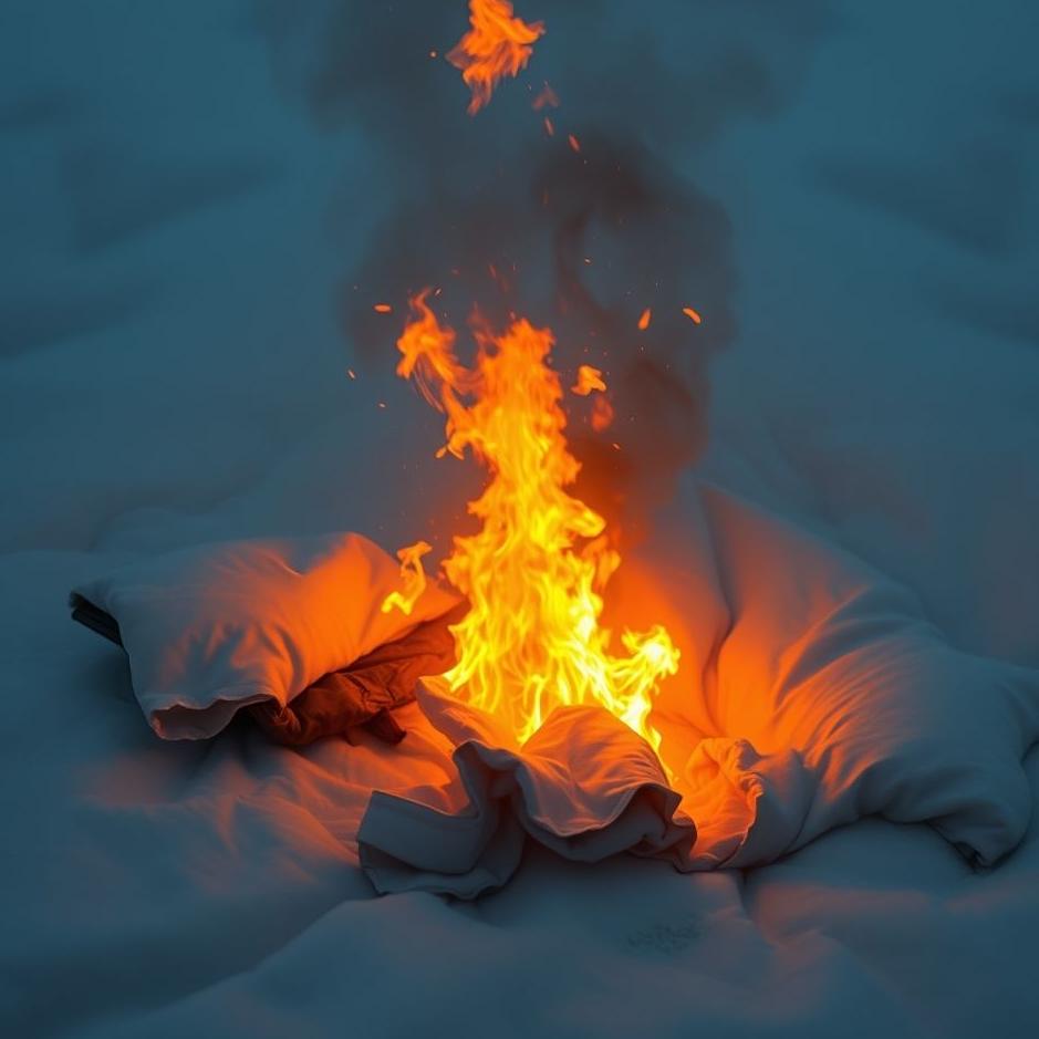 Dream : Seeing burning your clothes in a dream