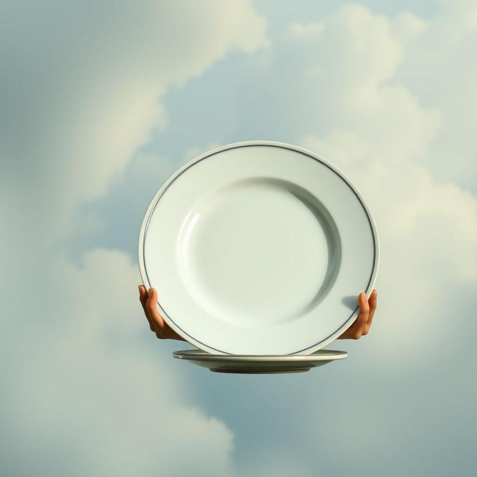 Dream : Seeing carrying a porcelain plate in a dream