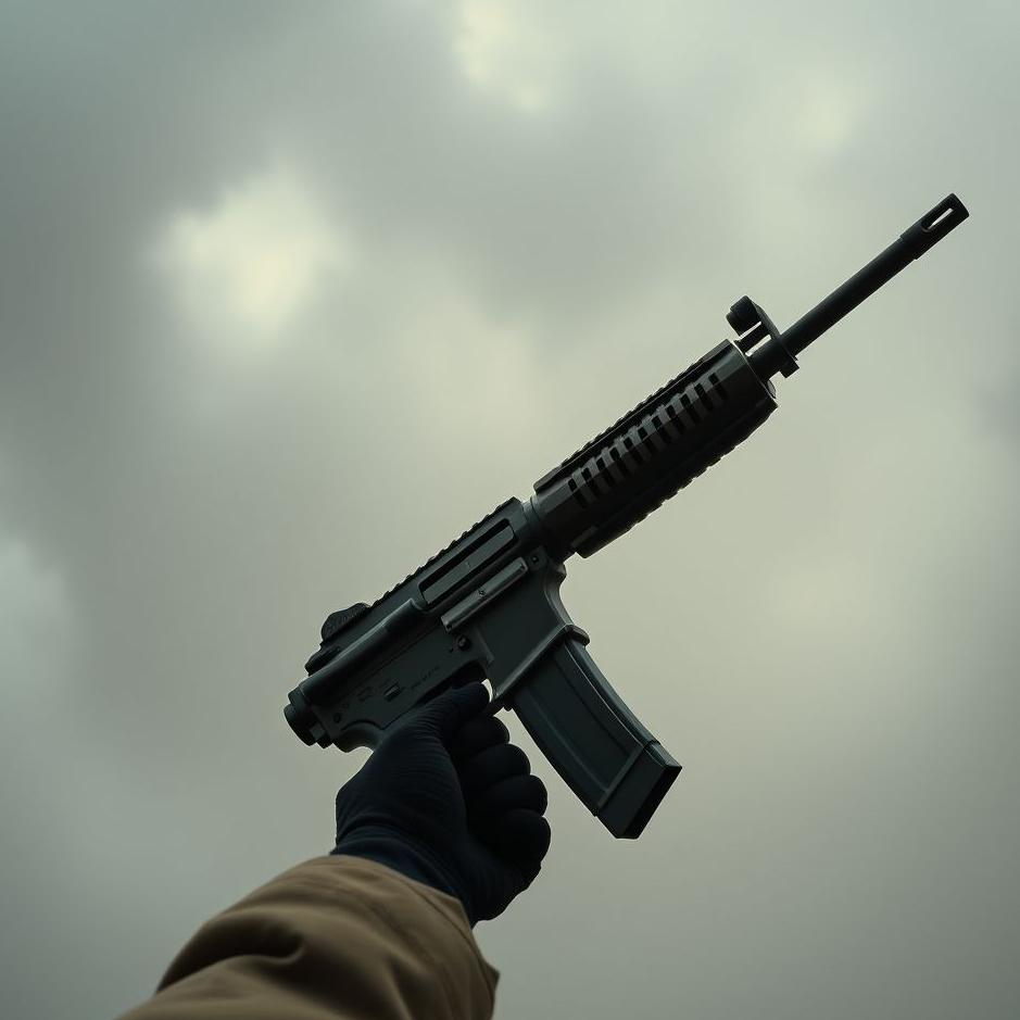 Dream : Seeing carrying an automatic weapon in a dream