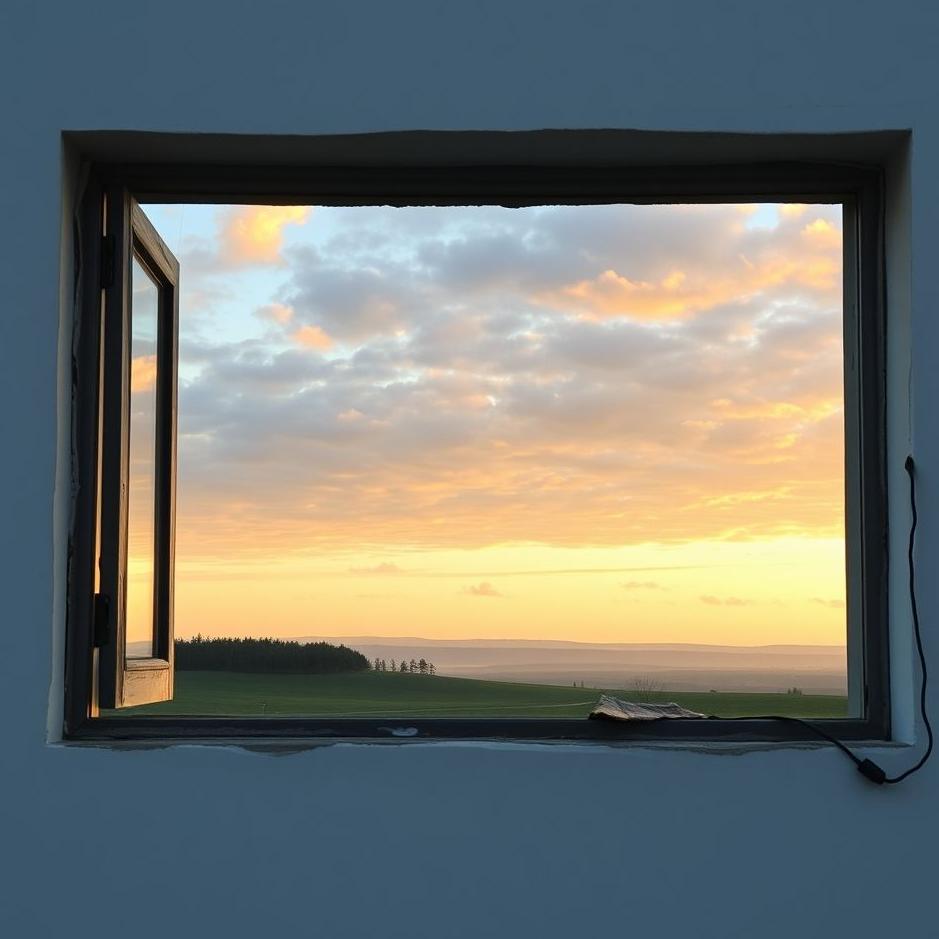 Dream : Seeing changing the window frame in a dream