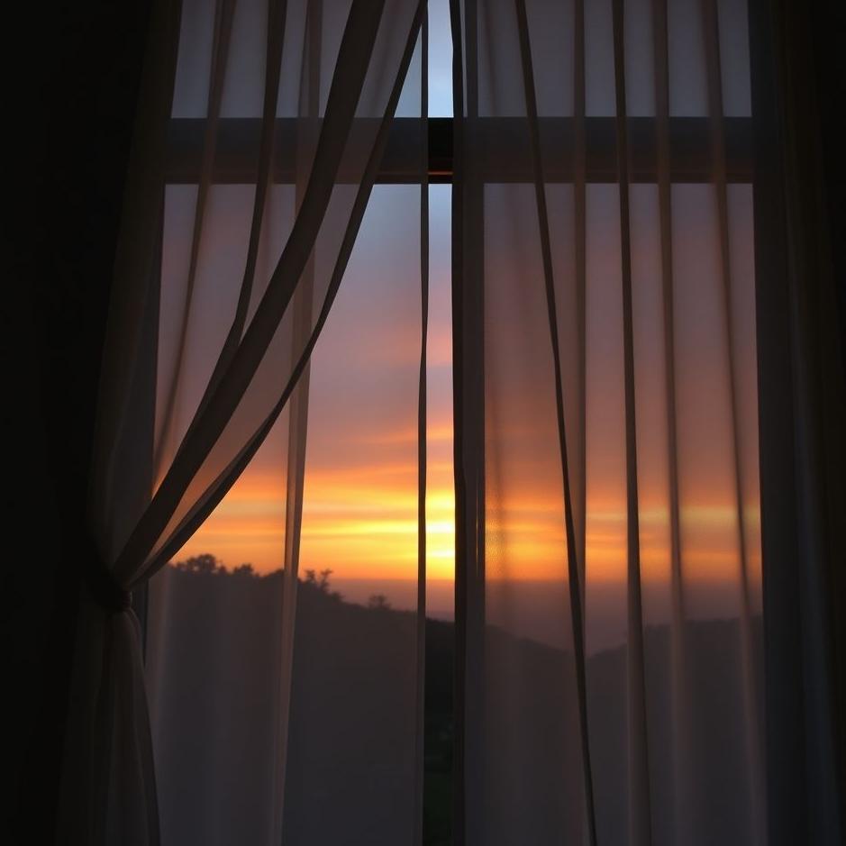 Dream : Seeing closing the curtain of the window in a dream