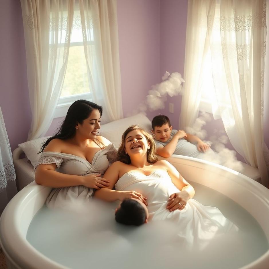 Dream : Seeing giving birth at home in a dream