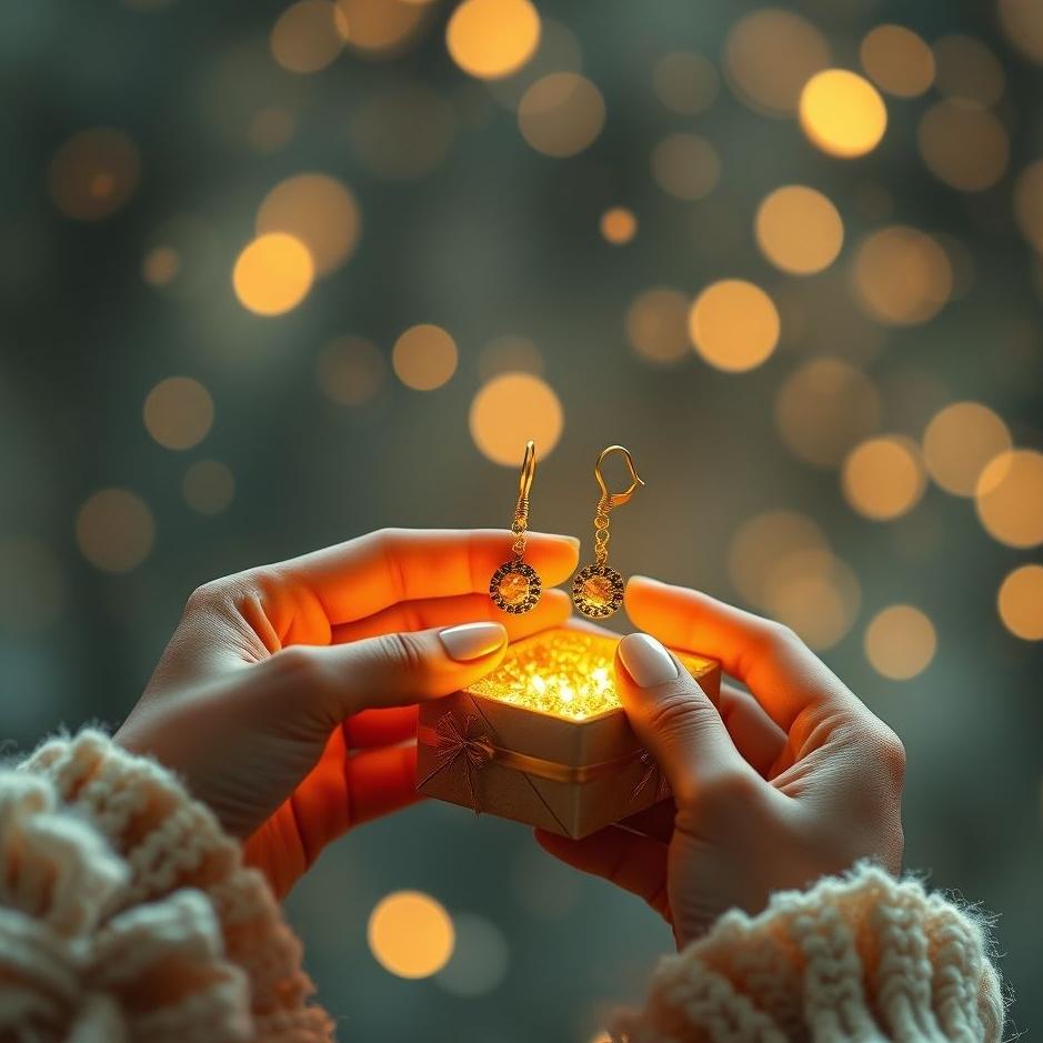 Dream : Seeing giving earrings as a gift in a dream