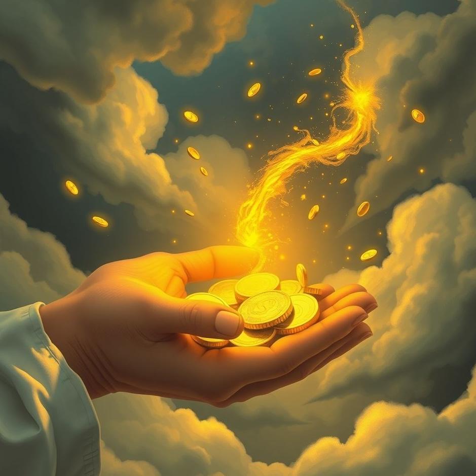 Dream : Seeing giving money and gold in a dream