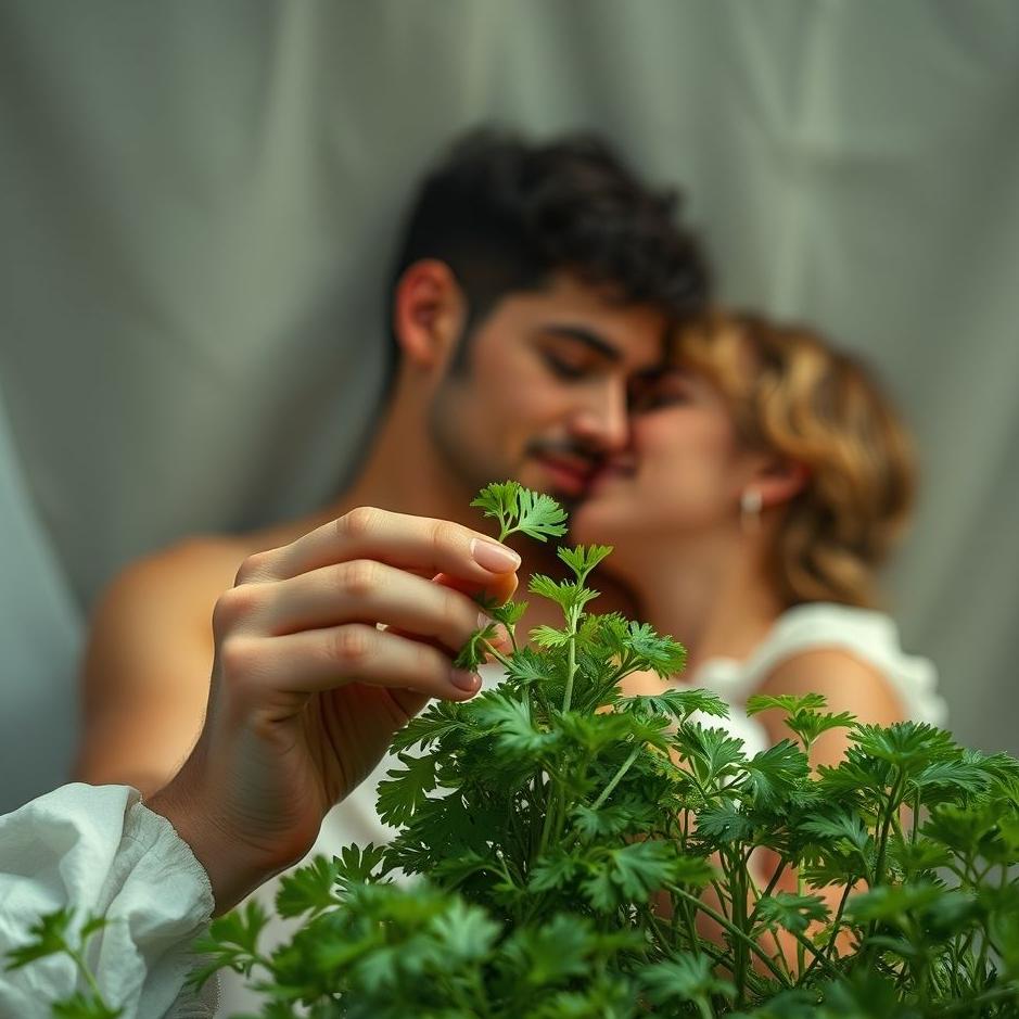 Dream : Seeing giving parsley to your lover in a dream