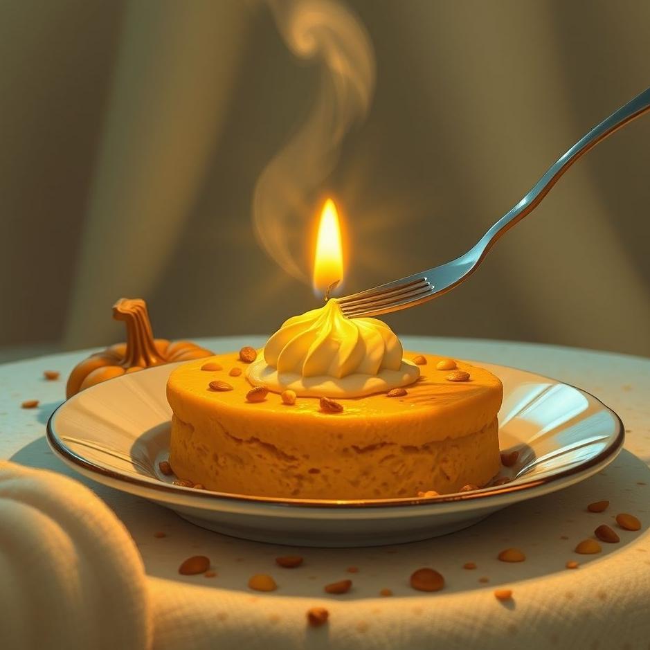 Dream : Seeing giving pumpkin dessert in a dream