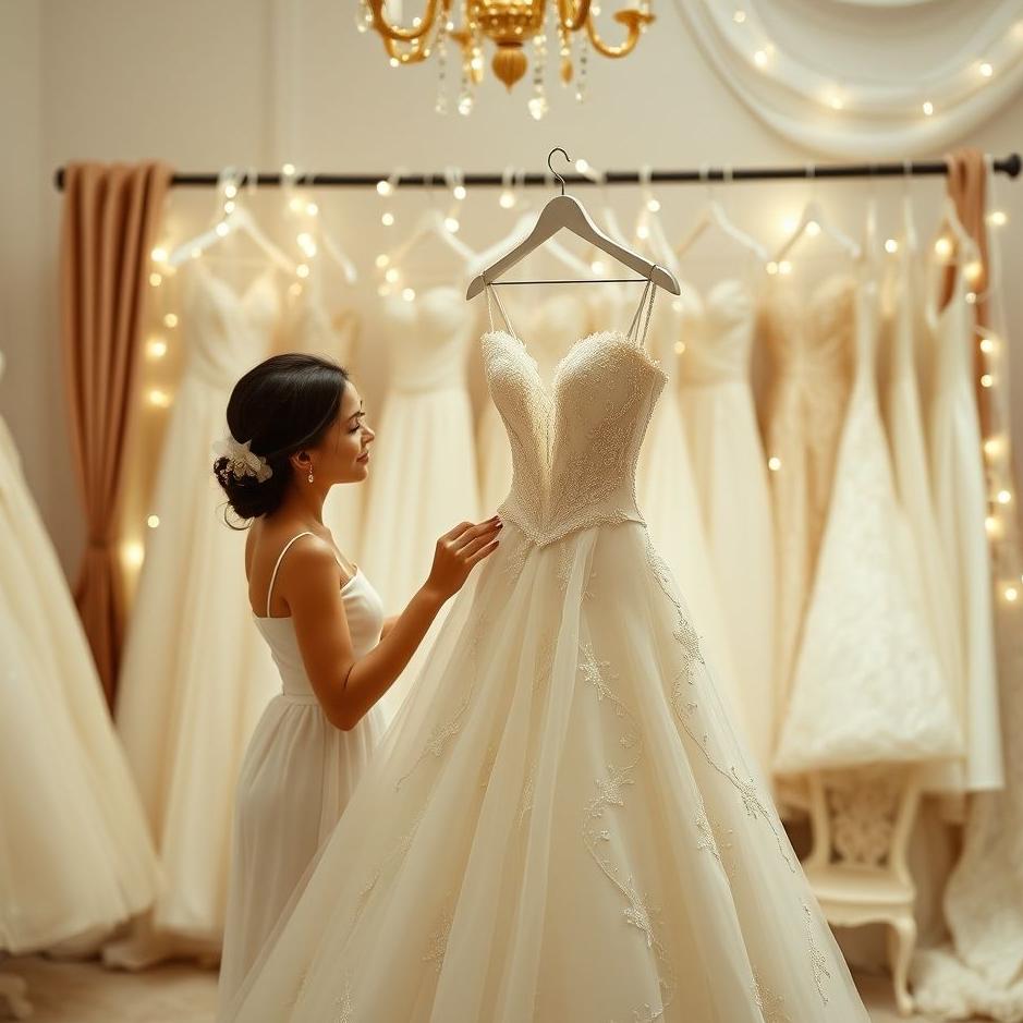 Dream : Seeing giving up on buying a wedding dress in a dream