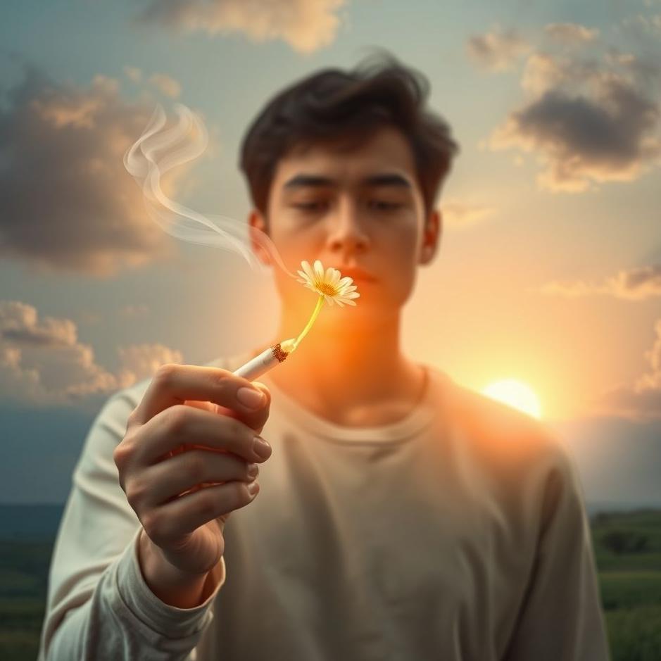 Dream : Seeing giving up smoking in a dream