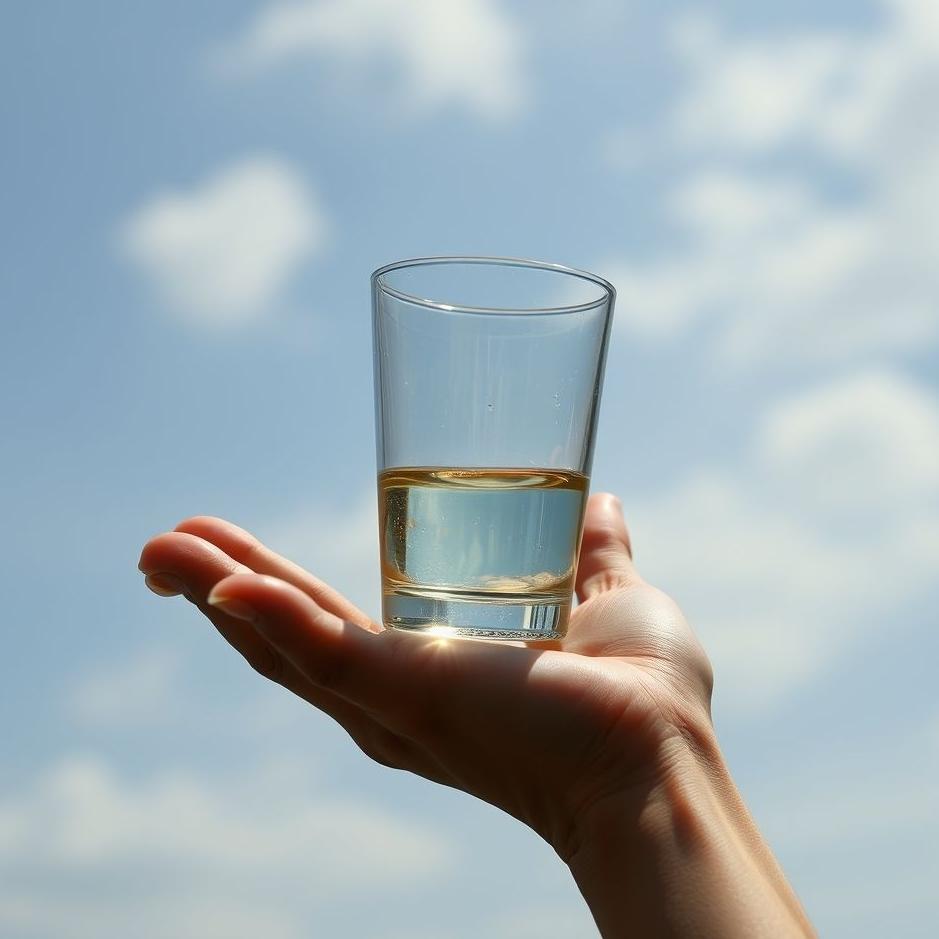 Dream : Seeing glass stuck in the right hand in a dream