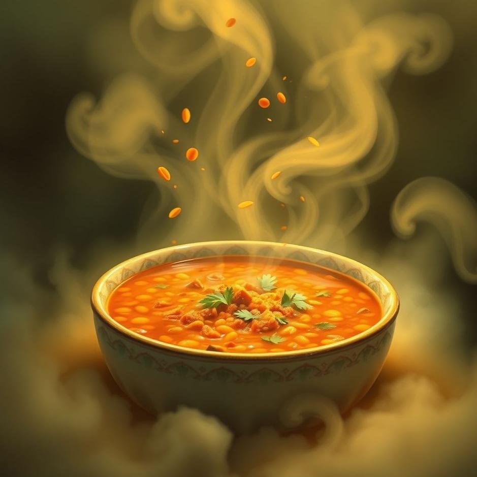 Dream : Seeing lentil soup overflowing in a dream