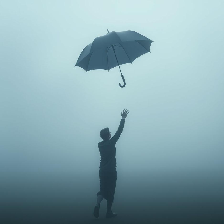 Dream : Seeing losing a black umbrella in a dream