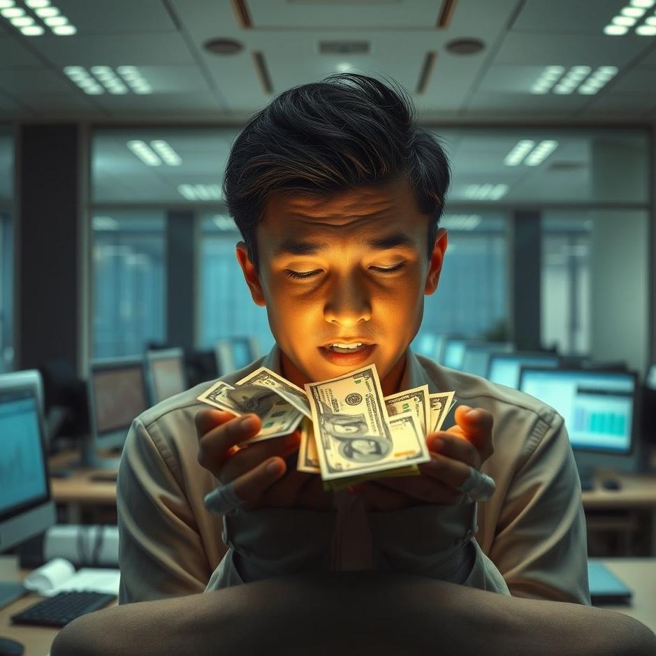 Dream : Seeing money in the workplace in a dream