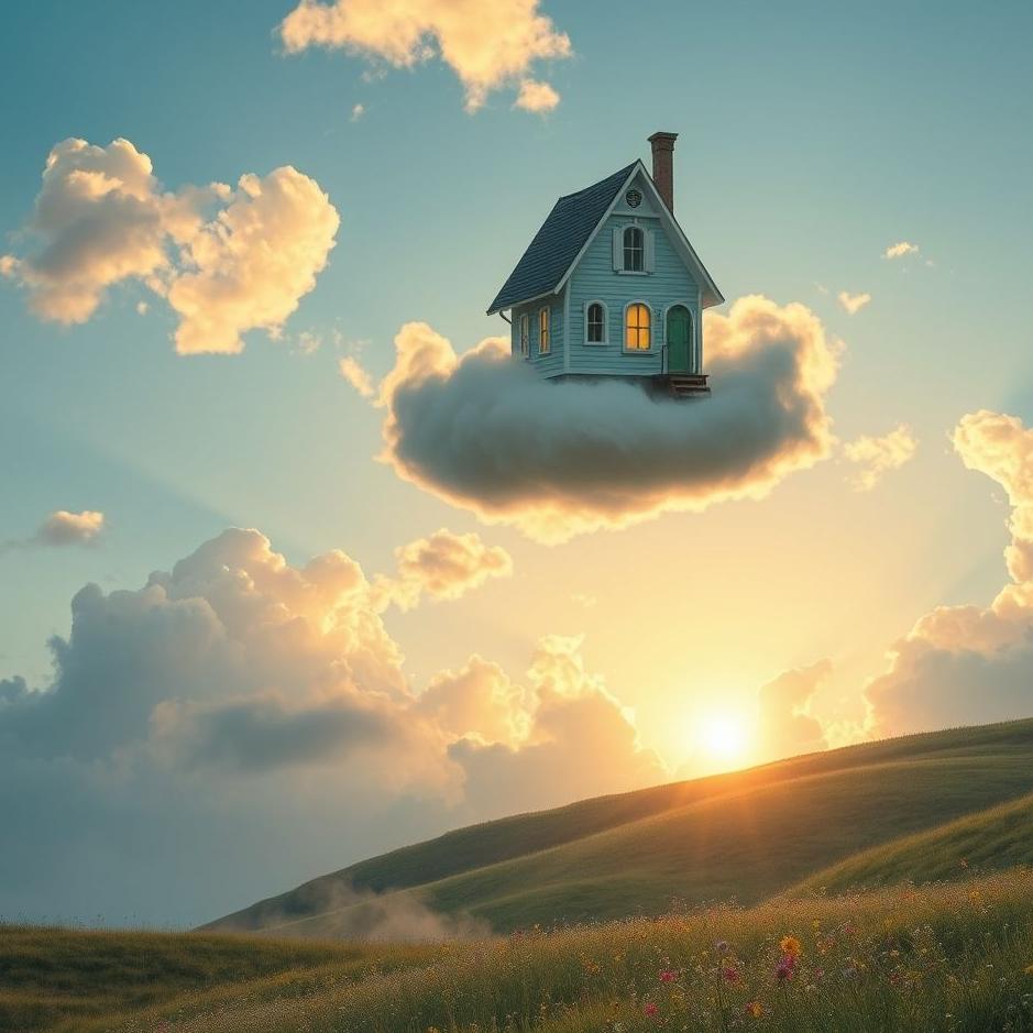 Dream : Seeing moving the house upstairs in a dream