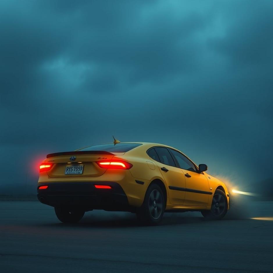 Dream : Seeing my own car disappearing in a dream